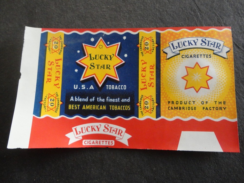 LUCKY STAR PAPER CIGARETTE PACKET