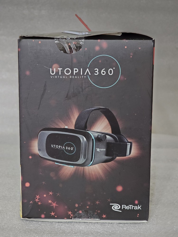 ReTrak Utopia 360 VR Degree 3D Headset Bundle Bluetooth Earbuds / Controller