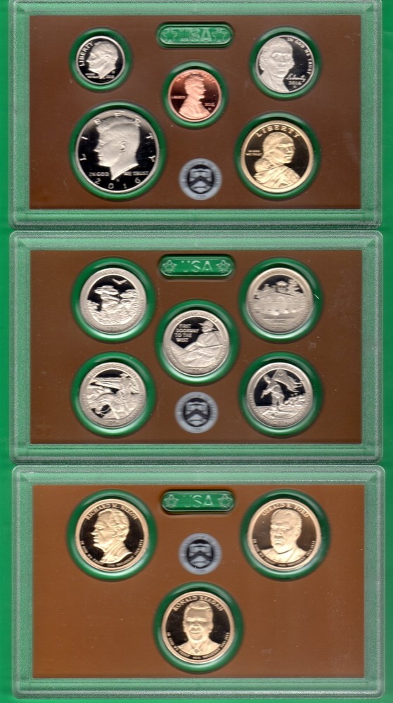 2010 through 2019 CLAD PROOF SETS 10 complete sets WITH 2019W 1 CENT