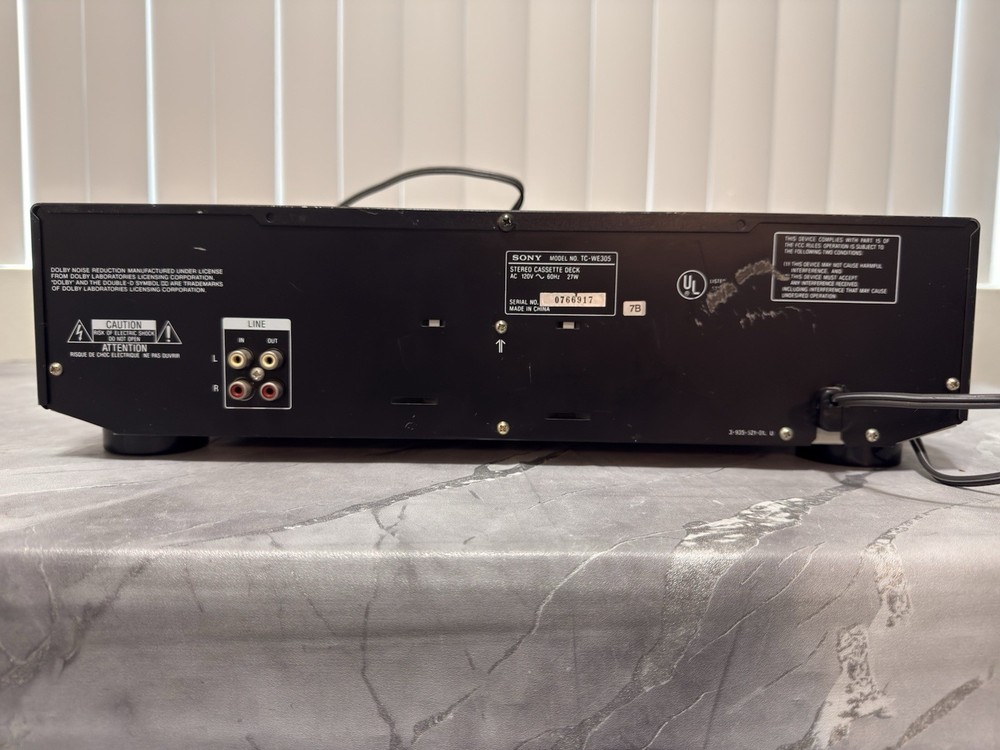 Sony TC-WE305 Cassette Deck *WORKS GREAT!!!*** 💥