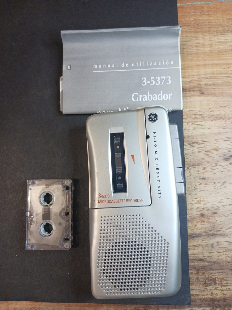 GE 35373 Handheld Cassette Voice Recorder Tested