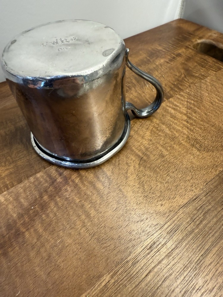 WR Rogers Silver Plate # 05 Baby Cup Read