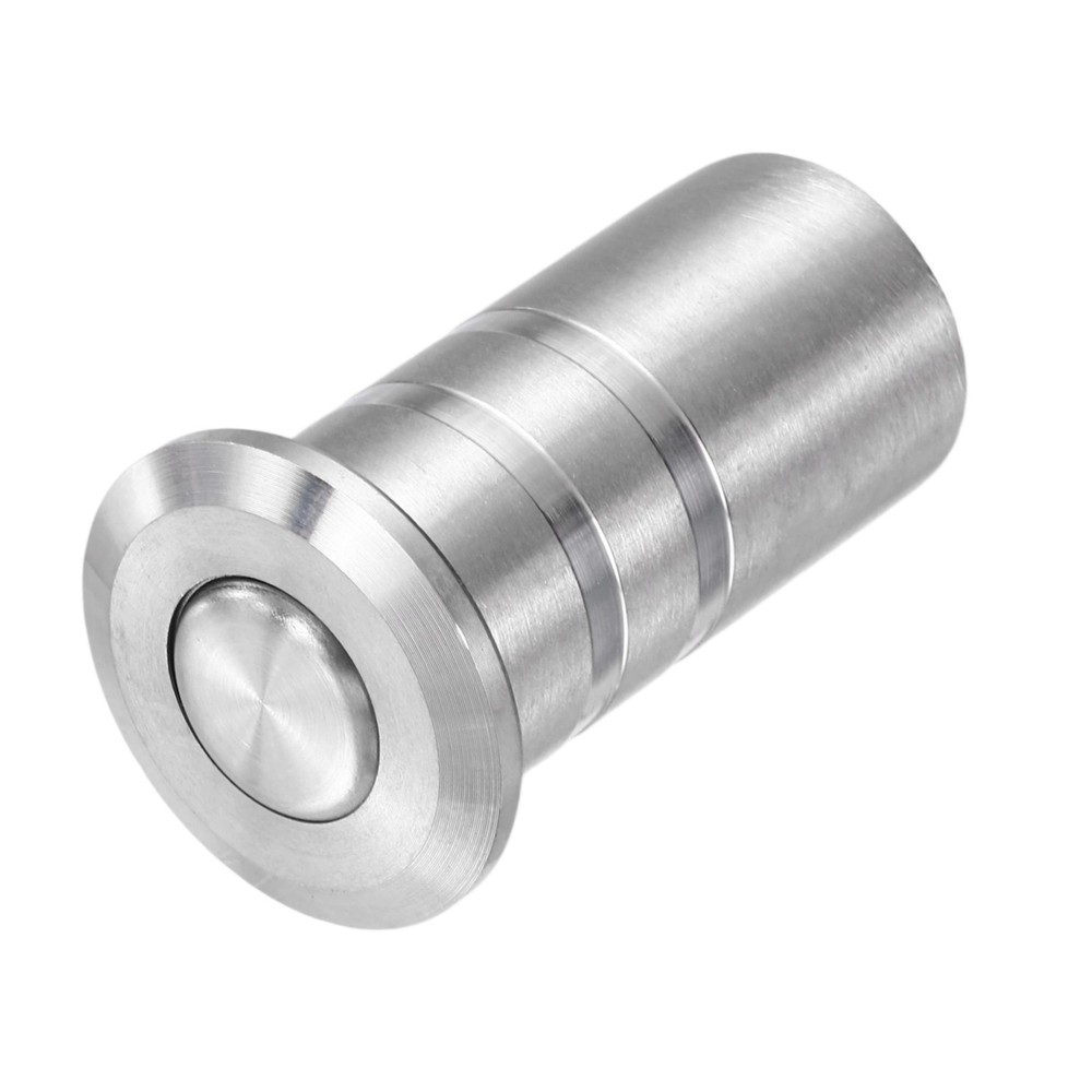 0.39" Door Latch Dust Protector, Dust-Proof Sliding Lock Insert, Silver