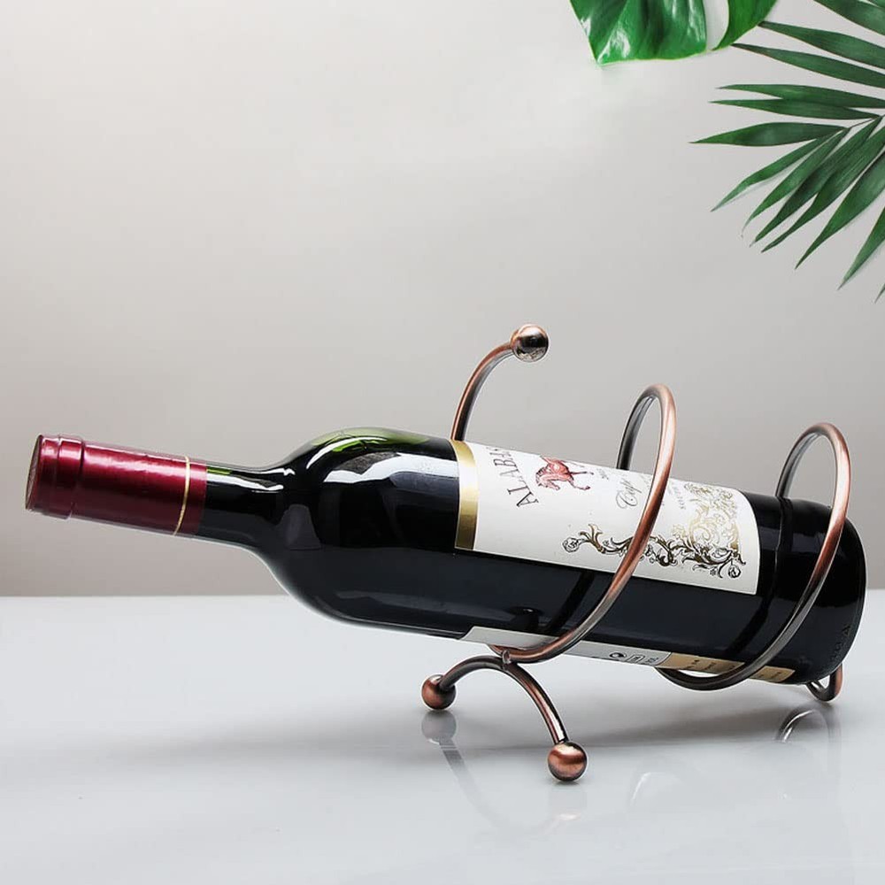 Spring Shaped Wine Holder Wine Rack Single Bottle Home Gift Kitchen Gift Wine...