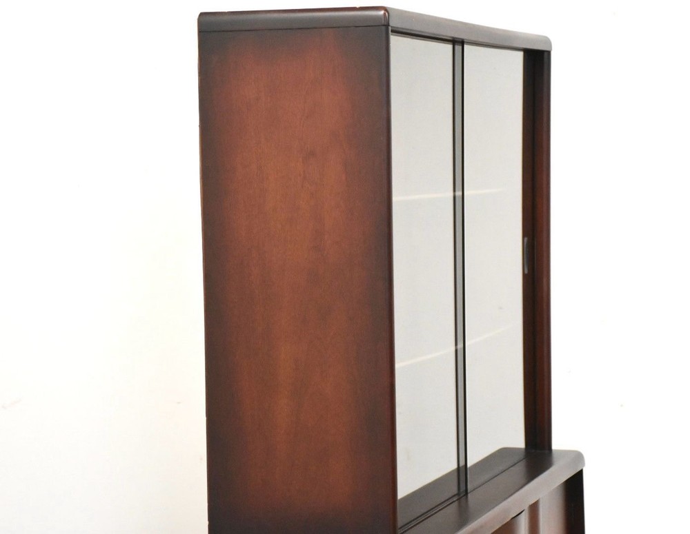 Mahogany Mid Century Credenza