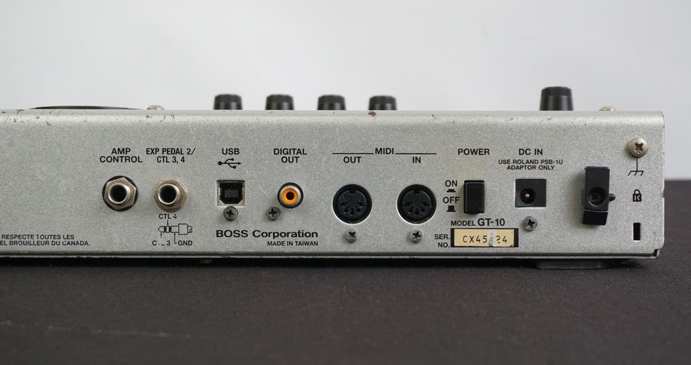 Boss GT-10 Guitar Multi Effects Processor Pedal / Floor Board