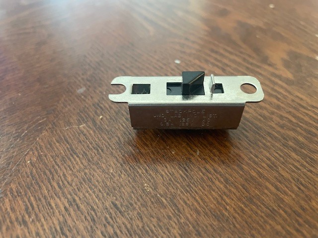 Rare Stackpole DPDT Momentary Slide/Plunger Switch – Vintage – Tested – Unusual