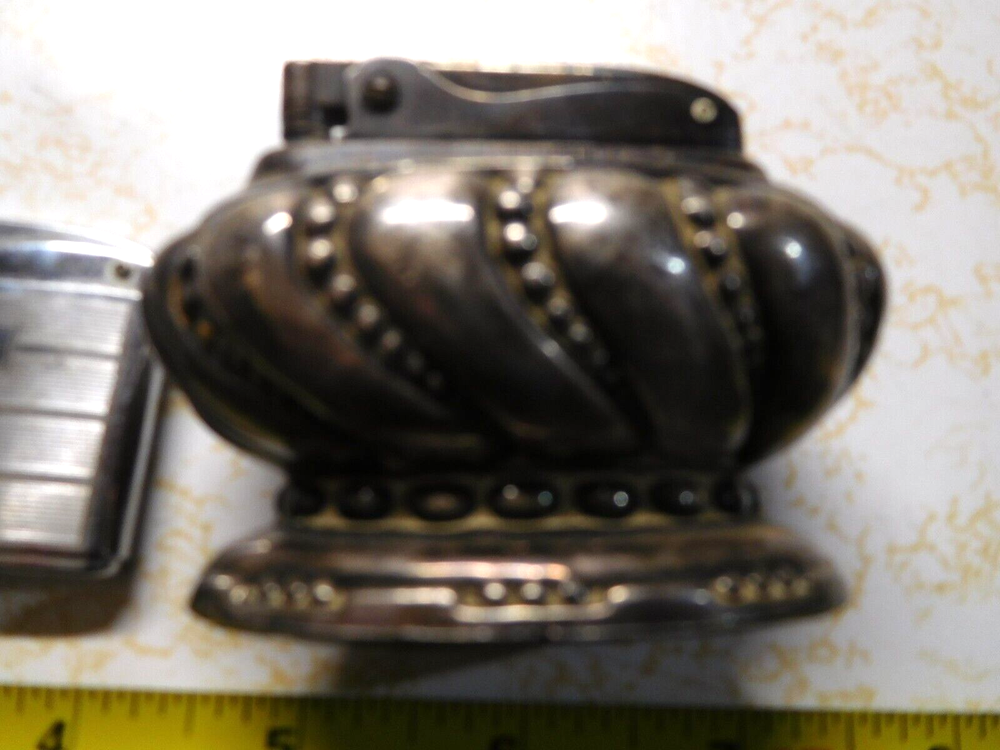 3 Vintage Ronson Flint/Fluid Lighters ~ Tabletop & Adonis included