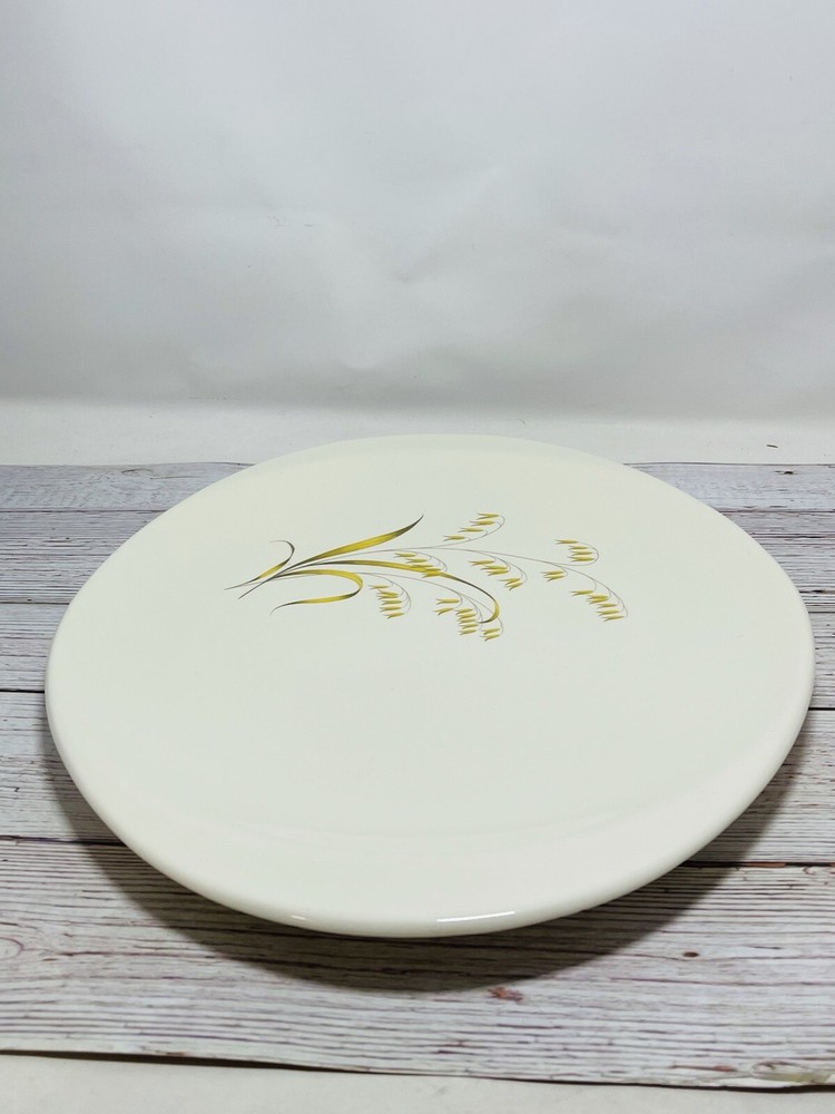 12” X 14” Platter With Gold Leaf Design.