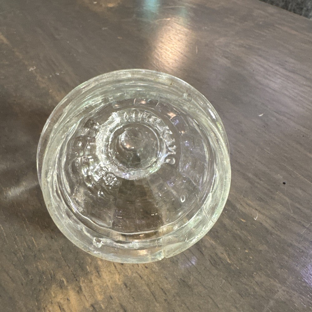 Vintage Fire King Clear Glass Percolator Top