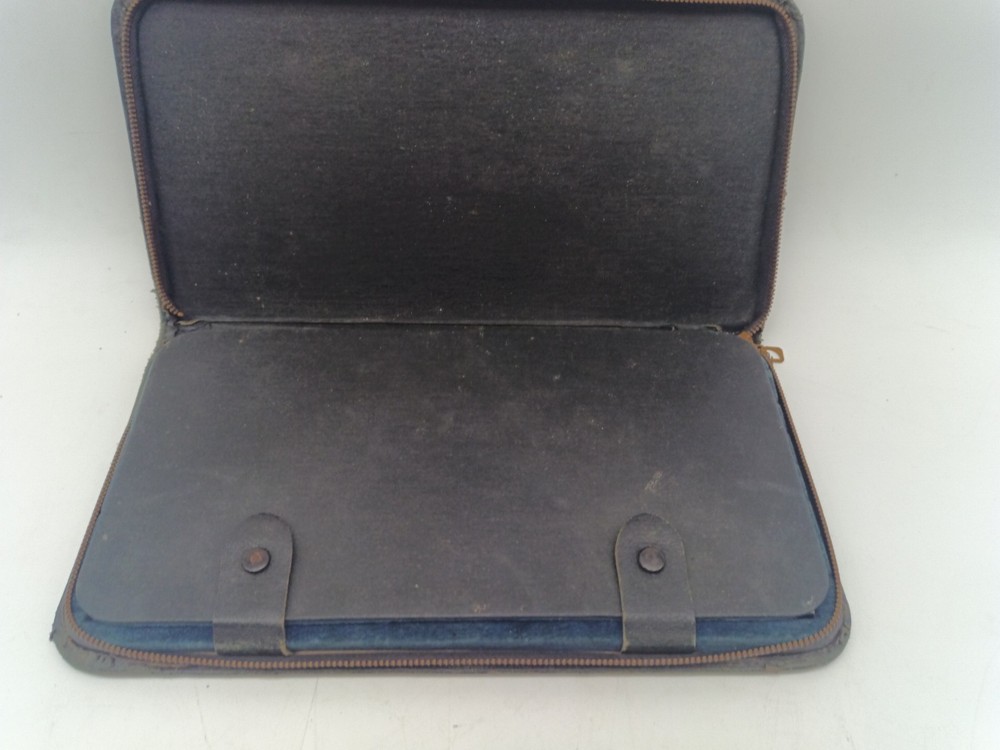 Vintage Schneider Drafting Set Germany Not Complete - Comes with leather case
