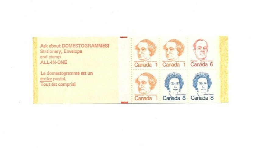 Canada - Booklet BK74a - 1974