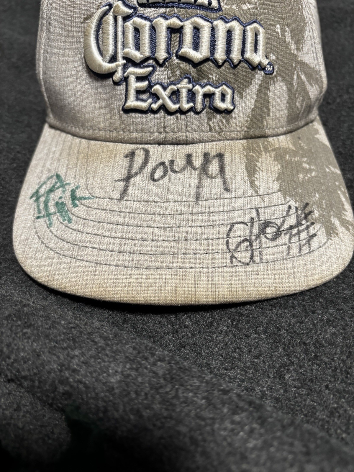 AUTHENTIC, SIGNED POUYA, FAT NICK, GHOSTEMANE CORONA EXTRA HAT