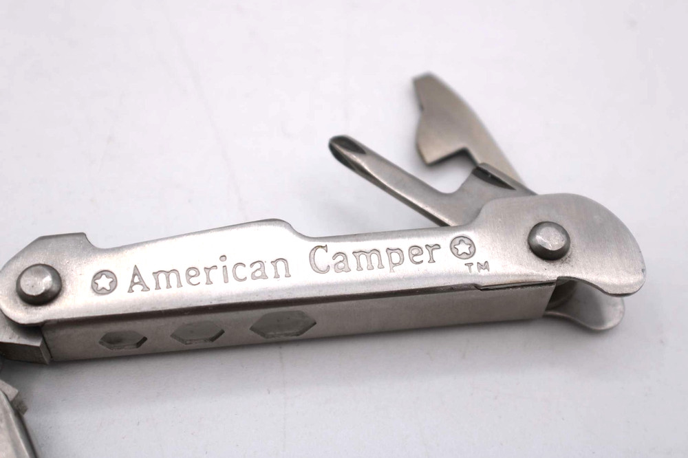 American Camper Multi-Tool Pliers Screwdriver Compact Pocket Camping Hand Tools