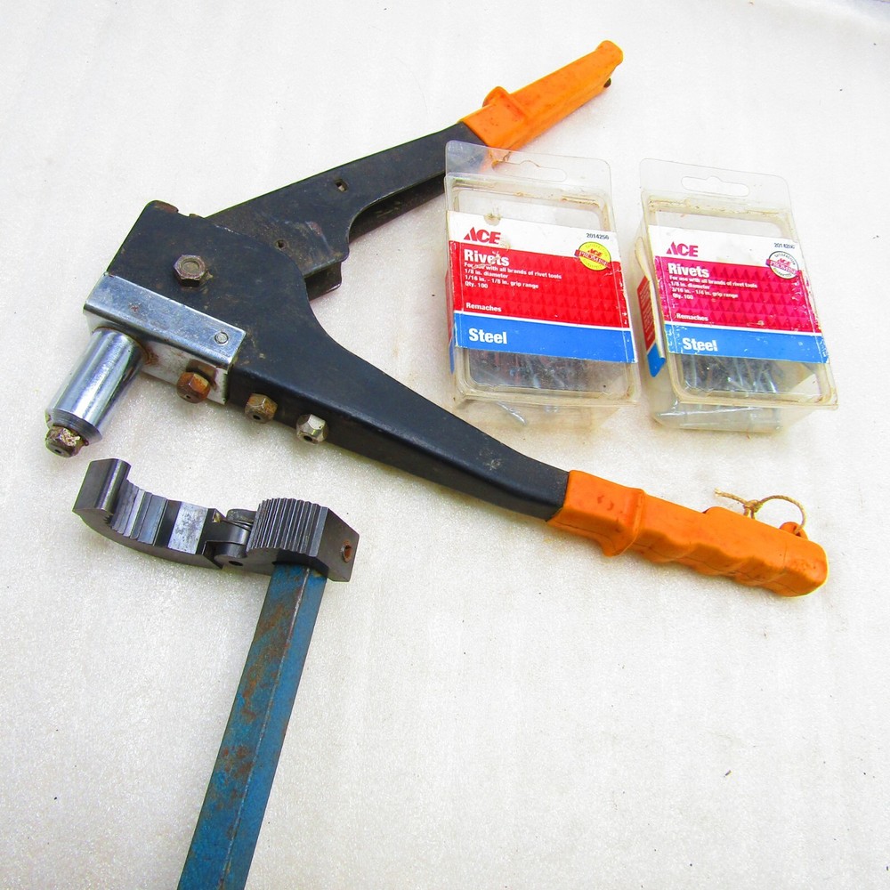 Pop rivet & sink tool