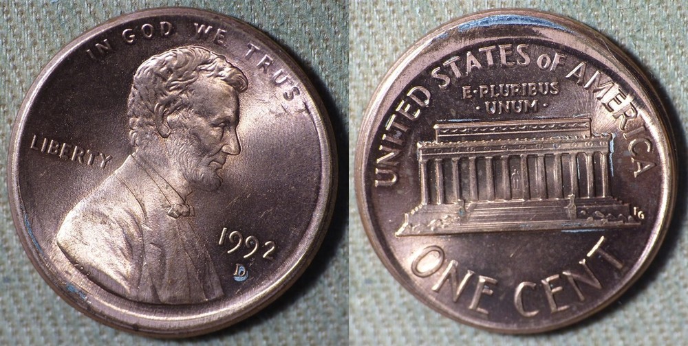 Errors : 1992D Cent MAD IREC2535