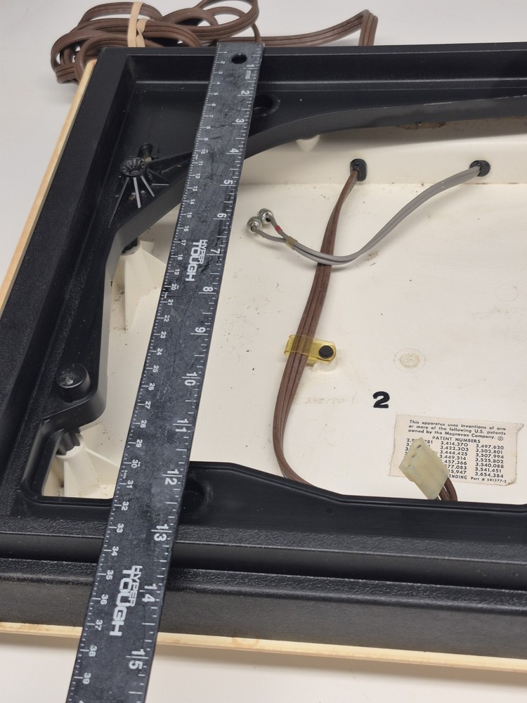 Magnavox Turntable Record Player Plastic Plinth Box