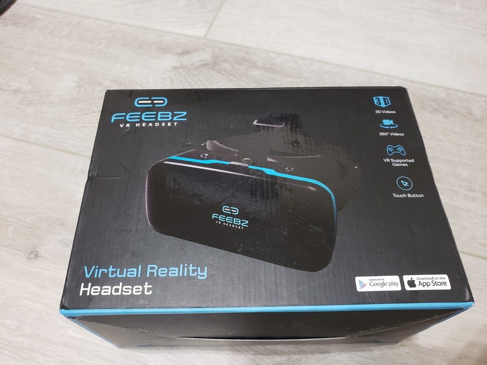 Feebz Vr Headset Blue Black