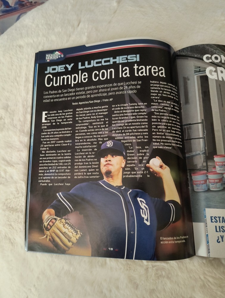 2018 Dodgers/Padres Monterrey Mexico Program
