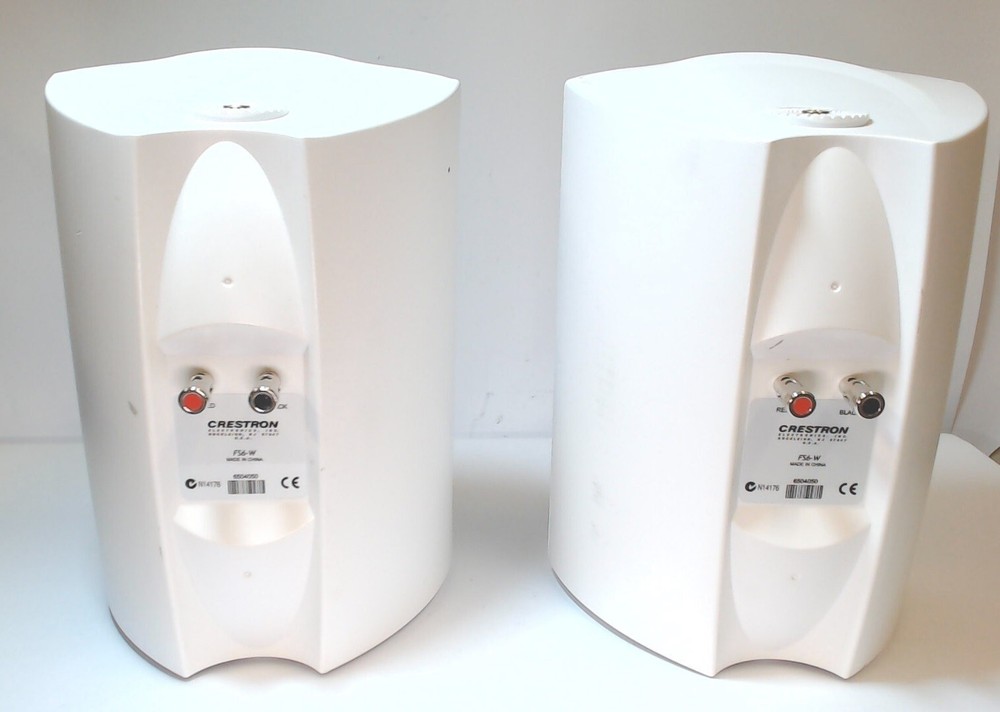 Crestron 80 watt speaker pair (white) FS6-W
