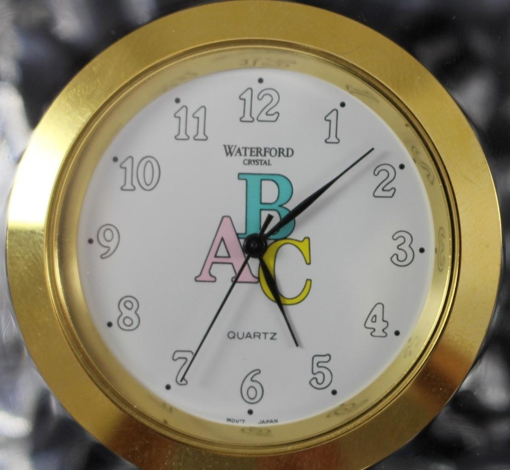 Waterford BABY BLOCKS Clock GREAT CONDITION