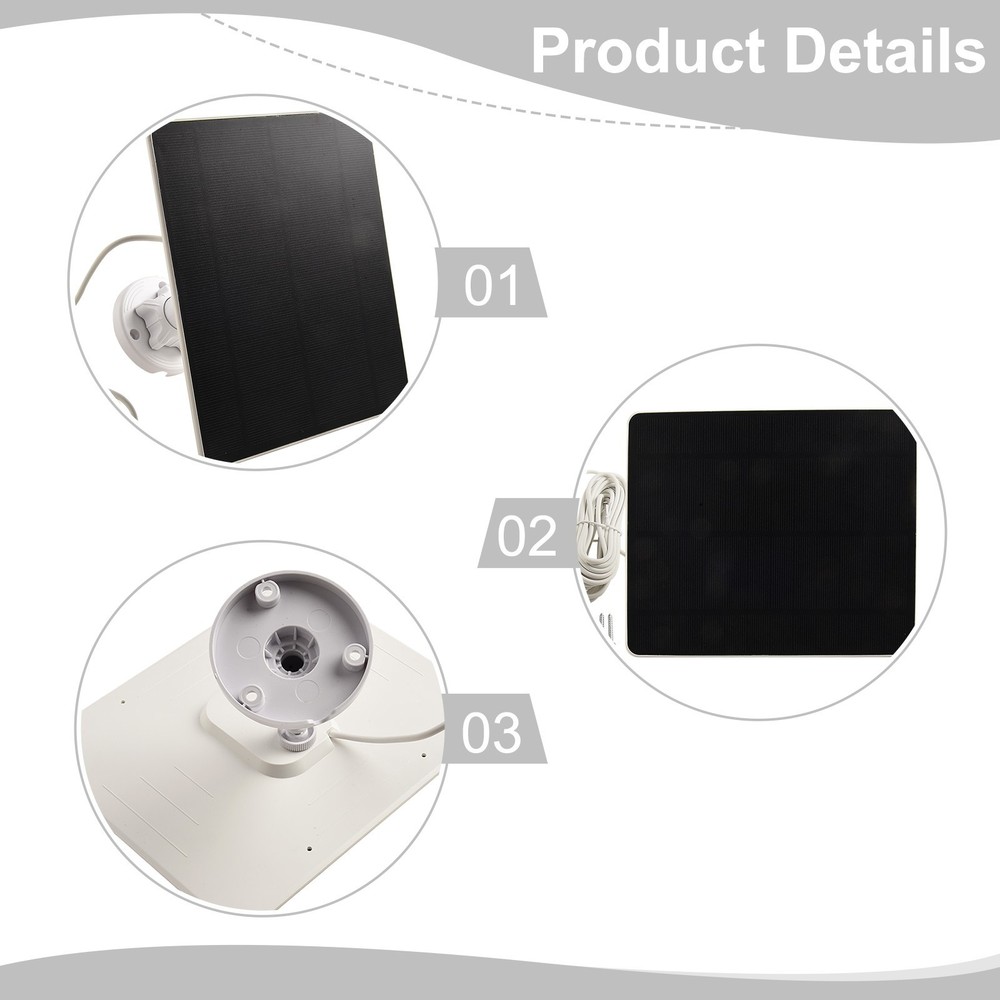 Performance Focused High Efficiency Solar Panel for Arlo Camera Systems