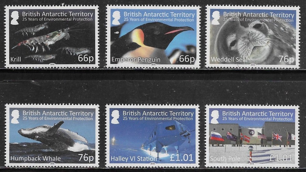 British Antarctic Territory Scott # 516 - 521 MNH