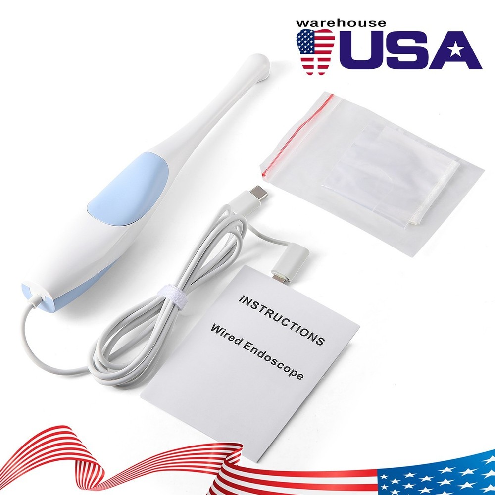 Dental Intraoral Camera LED High Resolution Interface 8 White Cold Light USB