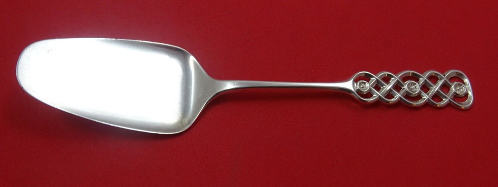 Ringebu by David Andersen .830 Norwegian Silver Petit Four Server 6 1/4"