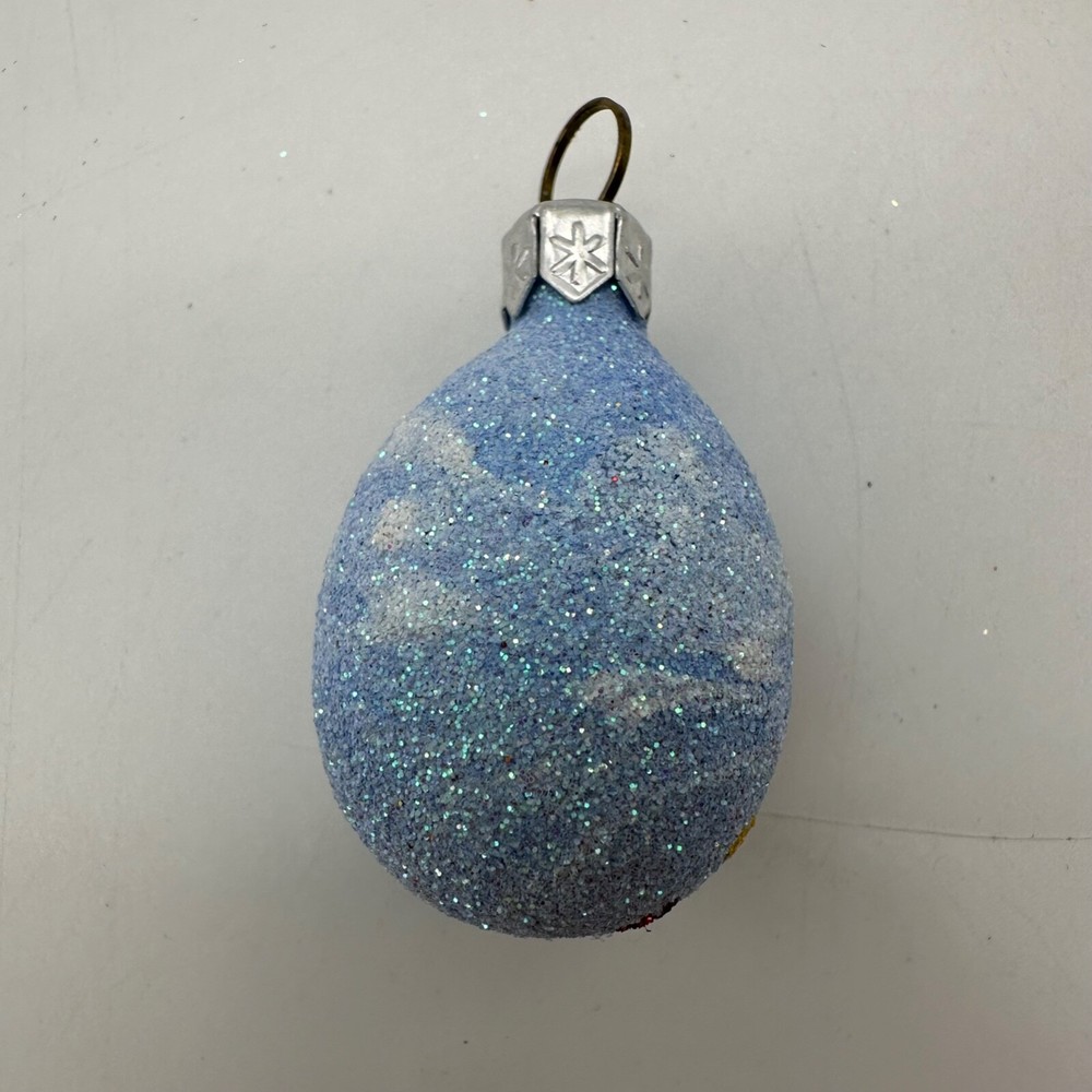 2004 Patricia Breen Miniature Egg Go Fly A Kite 1.38" Blue