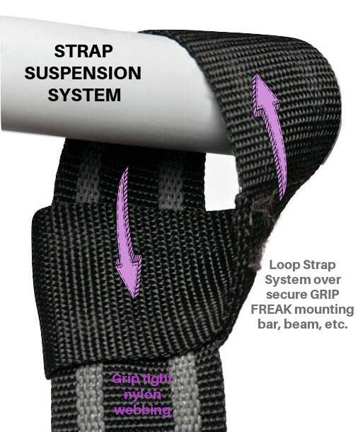 GRIP FREAK Hang Anywhere Adjustable Strap System