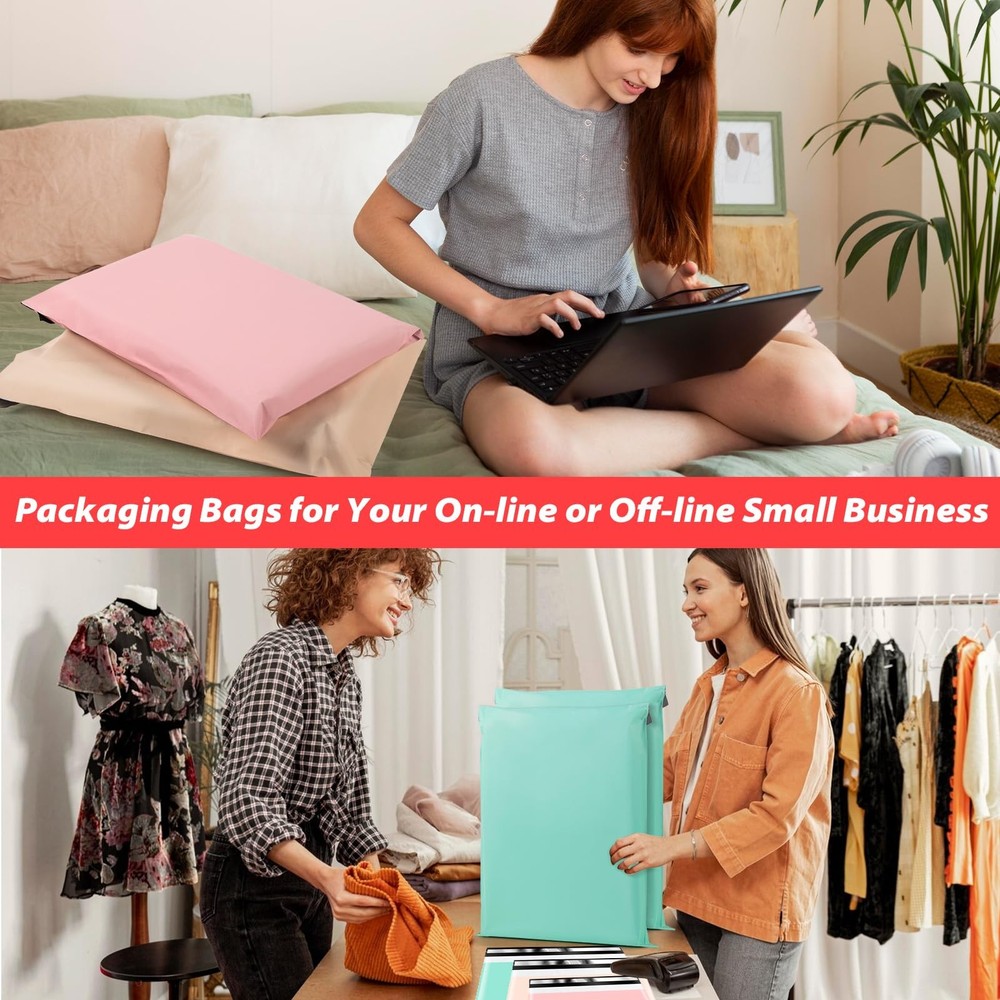 Variety Poly Mailers, 30 Pack Shipping Envelopes, Plastic Packaging Bags, Sel...