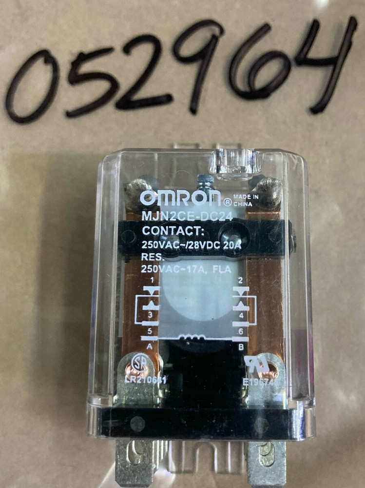 052964 New Replacement Relay For Miller 24 Volt DC 2 pole Double Trow