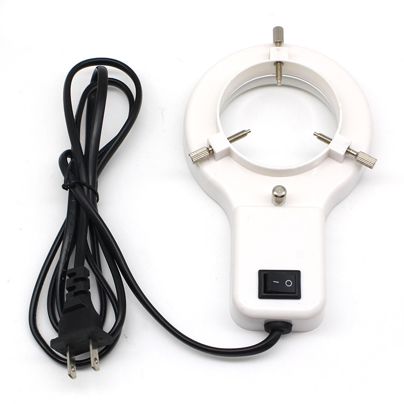 Stereo Microscope 8W Fluorescent Ring Lamp Light Illuminator 64mm Inner Diameter