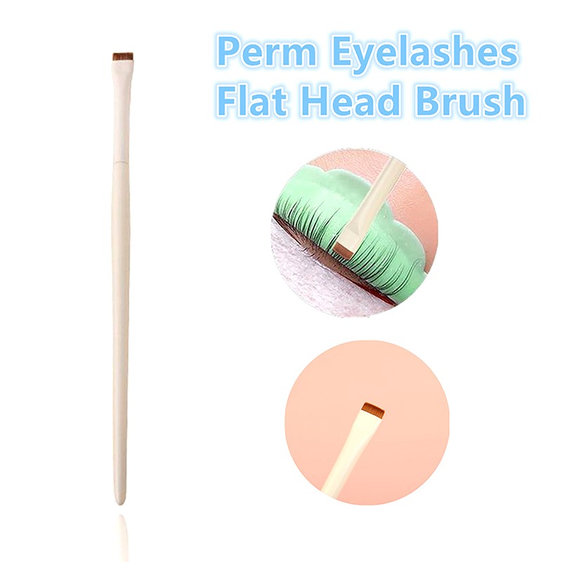 Flat Head Perm Brush Eyelash Styling Brush Lamination Eyelashes Separating Tool