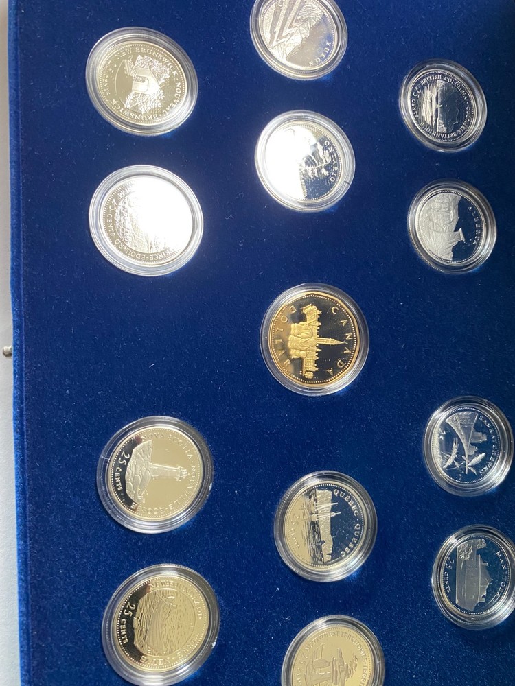 CANADA 13 coin SILVER set 1992 PROOF