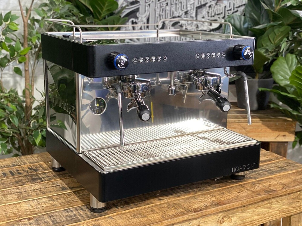 FUTURETE HORIZONT COMPACT 2 GROUP BRAND NEW BLACK ESPRESSO COFFEE MACHINE