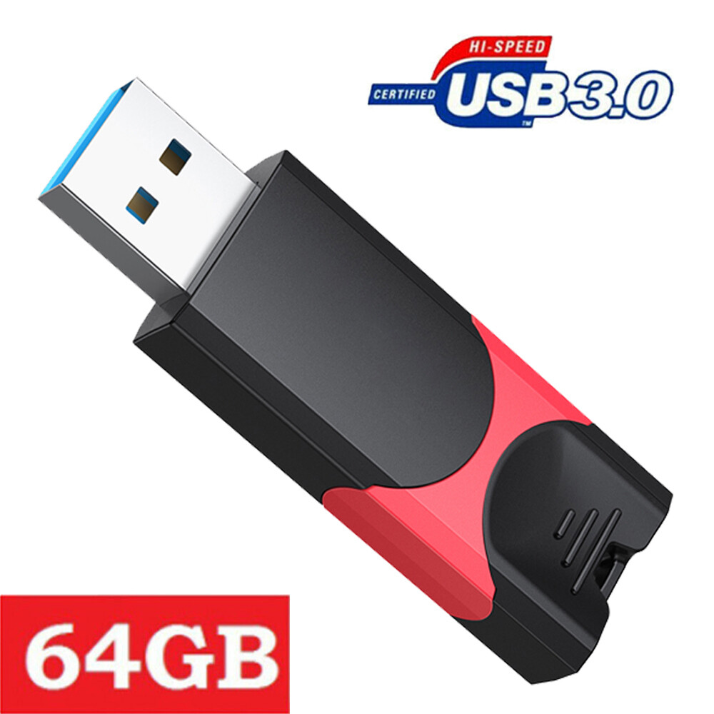 USB 3.0 Flash Drive Memory Stick High Speed Retractable Thumb Drive Data Storage