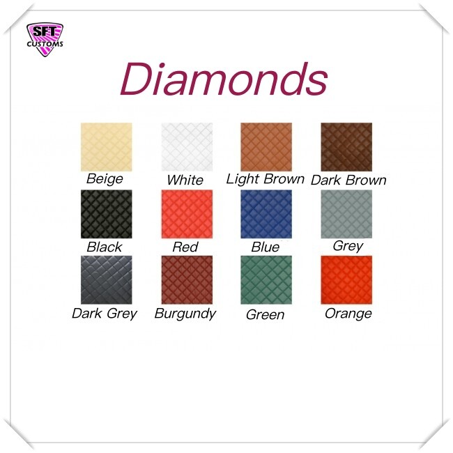 CUSTOM SEAT BASE DIAMONDS BEIGE