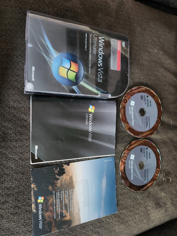 Windows Vista Ultimate 64-32 bit service pack 1