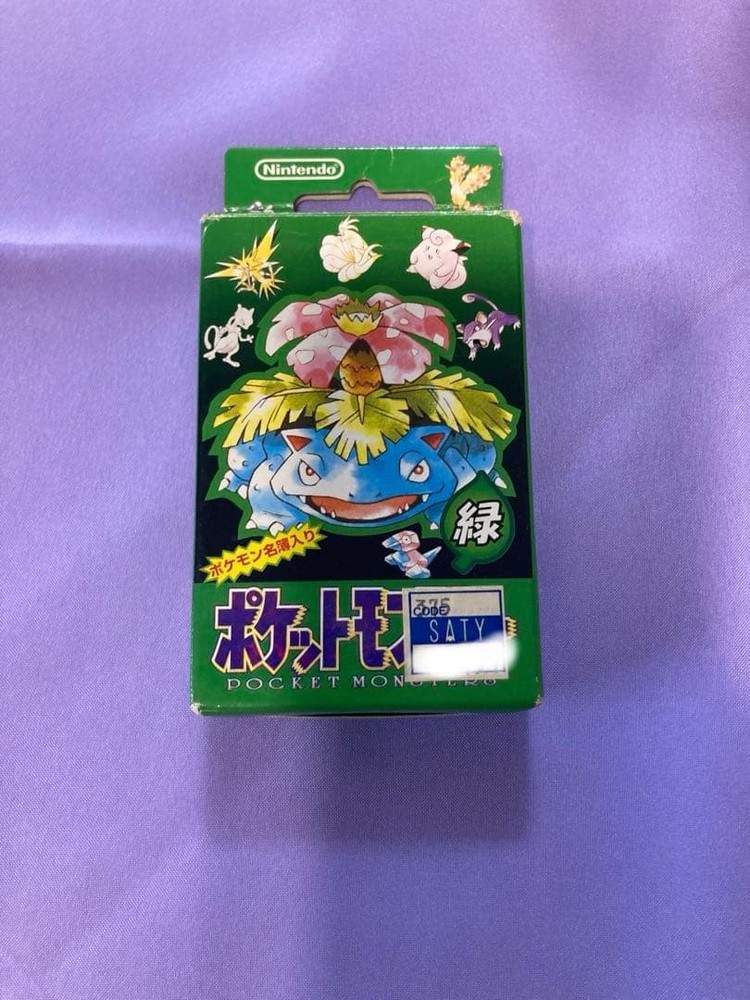 Pokemon Playing Cards Green