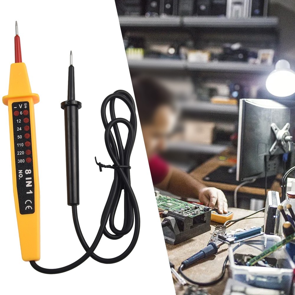 Accurate AC/DC Circuit Detection with LED Lighting and Screwdriver Function