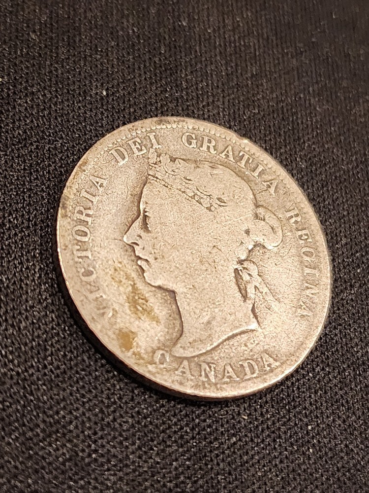 1892 Canada 25 Cents Silver Coin
