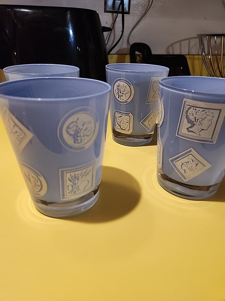 MCM Light Blue Glasses Theater Theme