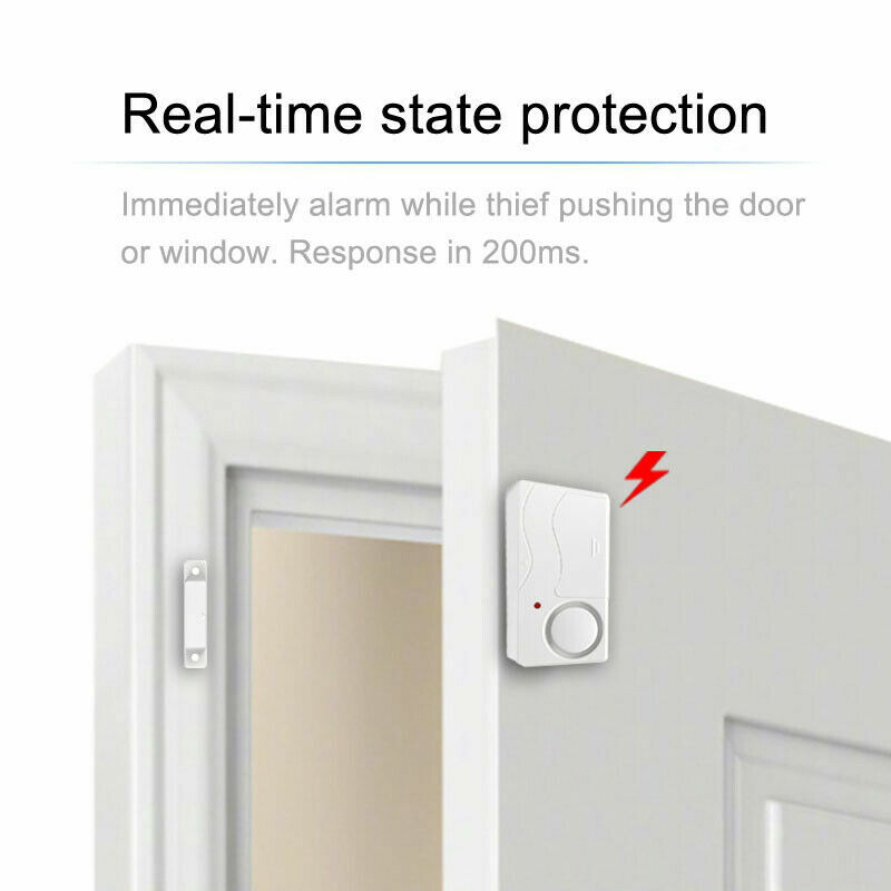 Magnetic Sensor Alarm Alert Wireless Window Door Security System Remote Control