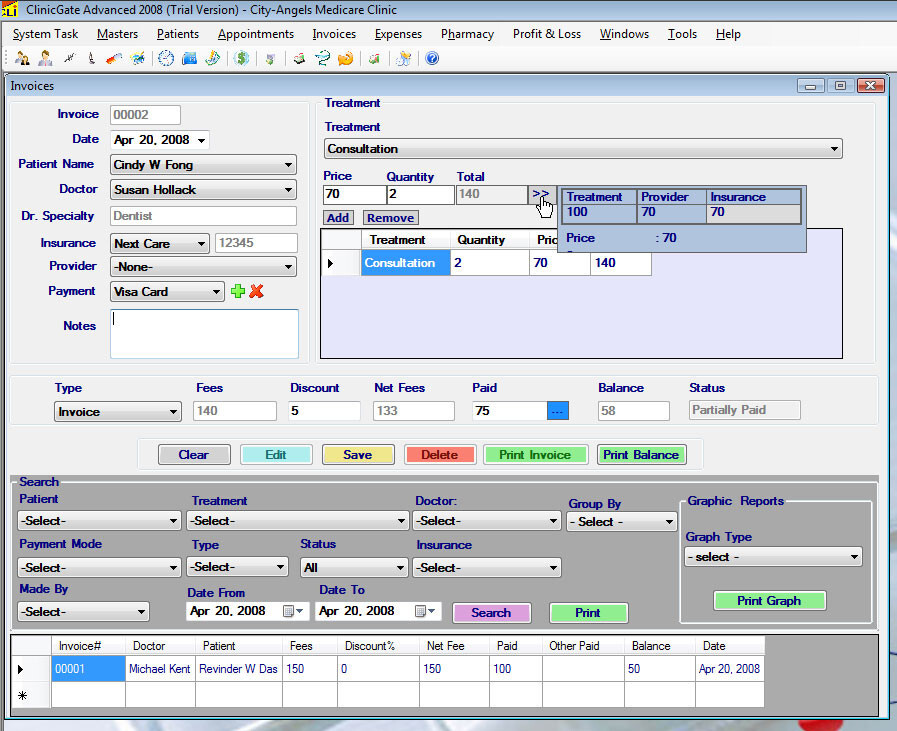 Medical Billing software - ClinicGate
