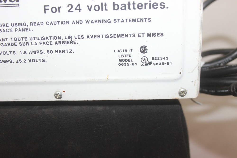 Pacesaver 0635-61 24 volt 5 AMP Charger