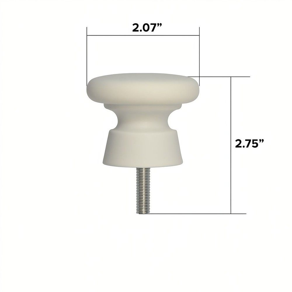 Large Plastic Bumper Pool Post - White