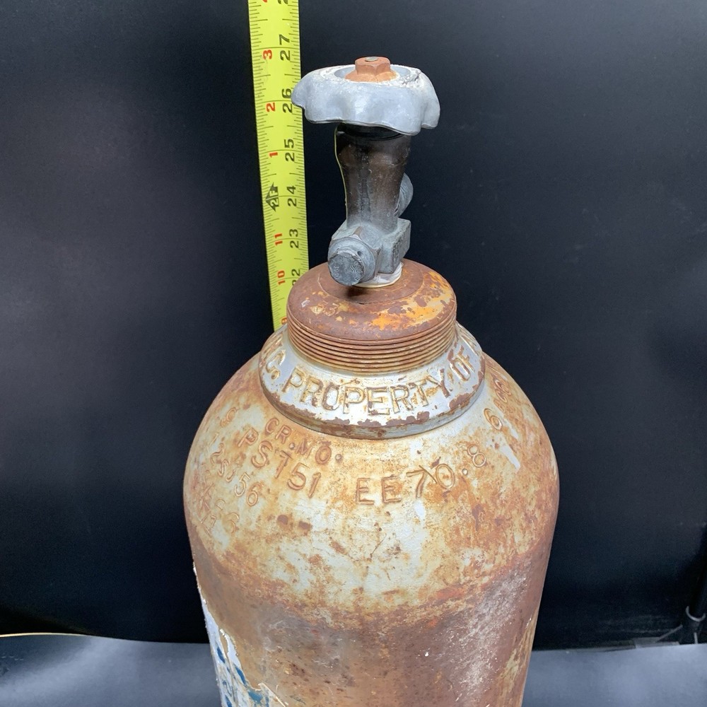 Pepsi Cola Co 20 LB Steel CO2 Cylinder Tank Soda Beer Empty Bottle Untested.