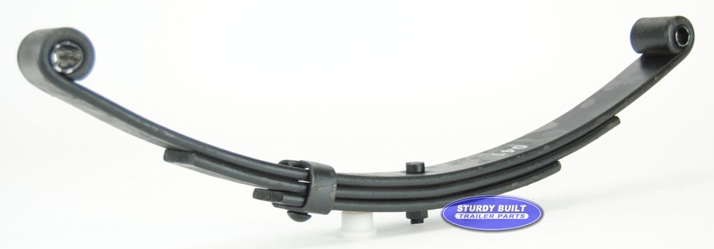 (4)- Boat Trailer 3 Leaf Double Eye Springs (2 PAIR) 20" 3700lbs CAP Per Pair